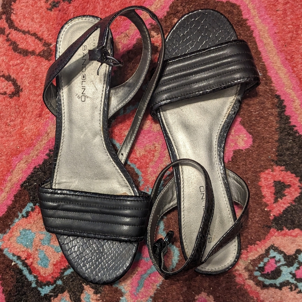 Bandolino black sandals